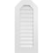 Ekena Millwork Octagonal Top Surface Mount PVC Gable Vent: Functional, w/ 3-1/2"W x 1"P Standard Frame, 16"W x 36"H GVPOT16X3601SF - alternate 1